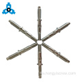 Acero inoxidable para el hex spador de perno de doble rosca manchada